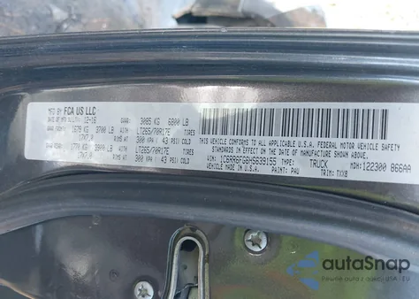 2017 Ram 1500 Tradesman 4X2 6'4 Box from USA, damaged, VIN 1C6RR6FG6HS639155